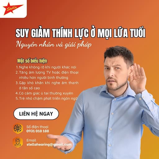 suy giảm thính lực ở mọi lứa tuổi